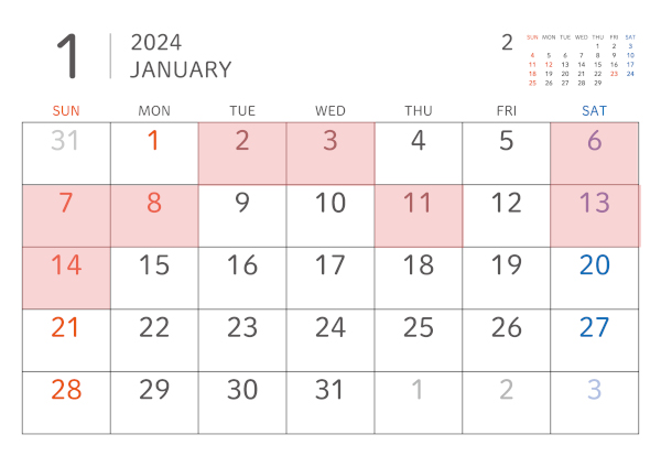 Datas importantes (fluxo) da “primeira quinzena de janeiro de 2024” vistas de uma perspectiva diferente!  ?