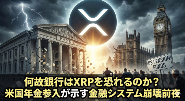 何故銀行はXRPを恐れるのか?米国年金参入が示す金融システム崩壊前夜!?